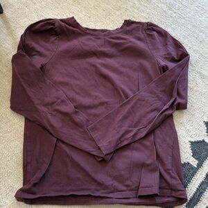 EUC madewell burgundy t